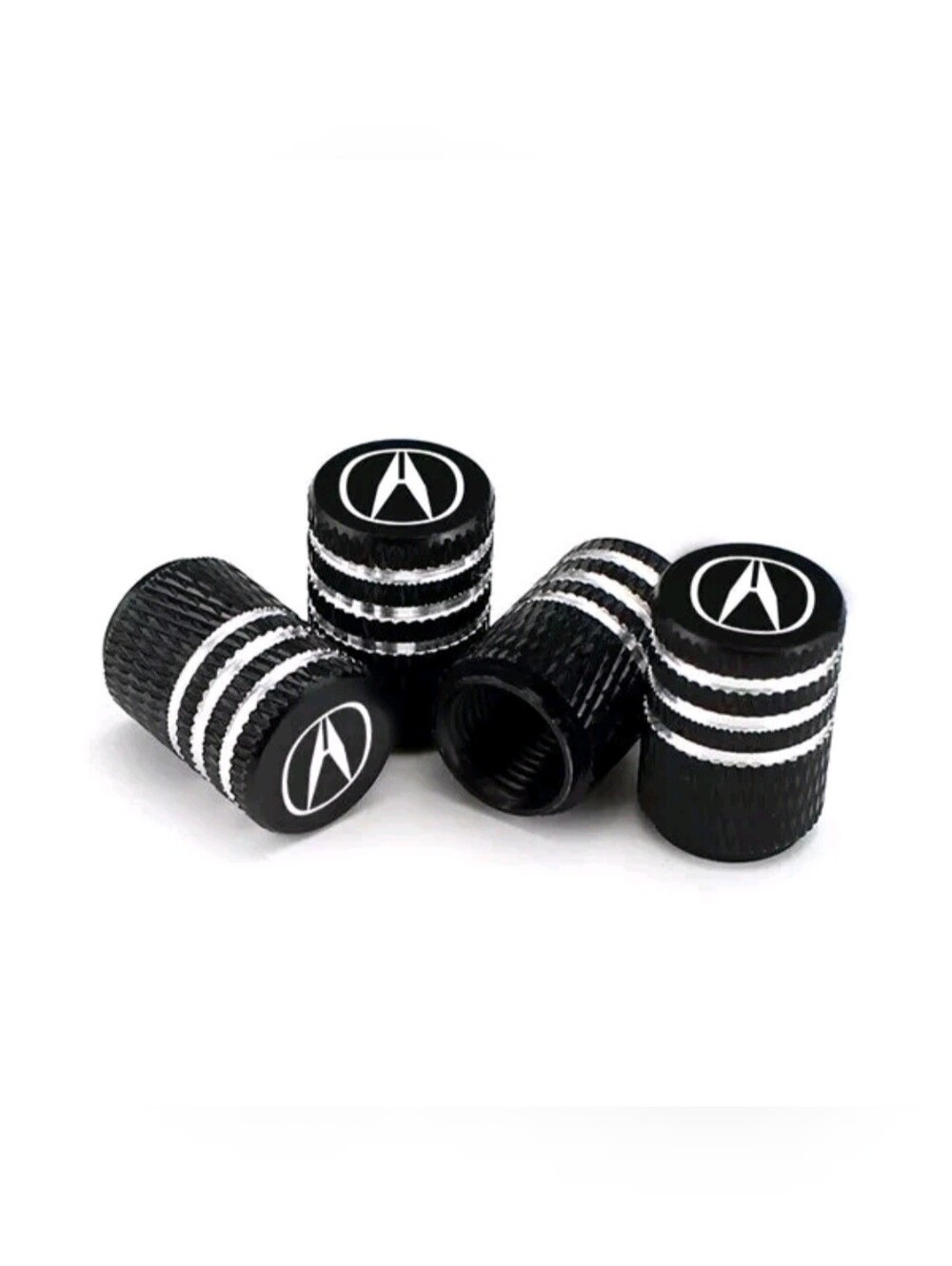 Acura Deluxe Tire Valve Stem Caps Universal Fit Rugged 4PCS.